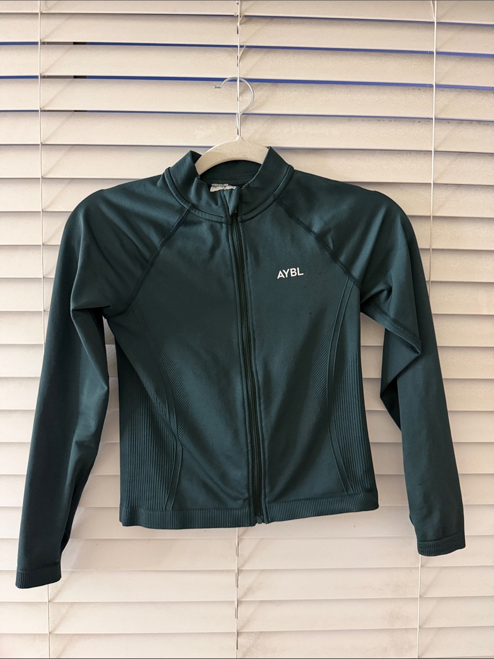 AYBL Women's Dark Green Full-Zip Swim Top